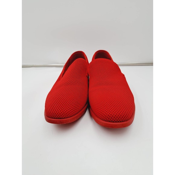 Dirk Red Mens Mesh Comfort Slip On Dress Casual Prom Dance Non Slip Loafers 8 - Picture 3 of 9